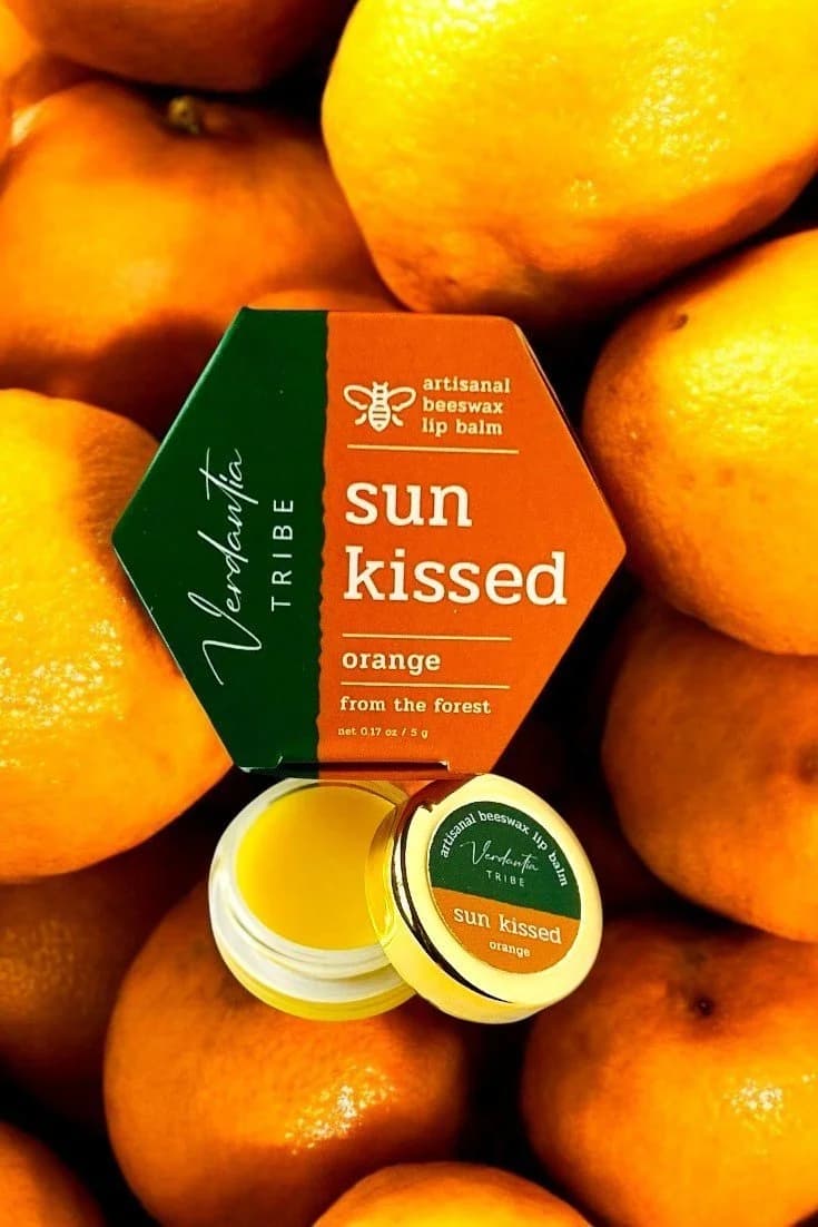 Sun Kissed Orange — Lip Balm detail 2
