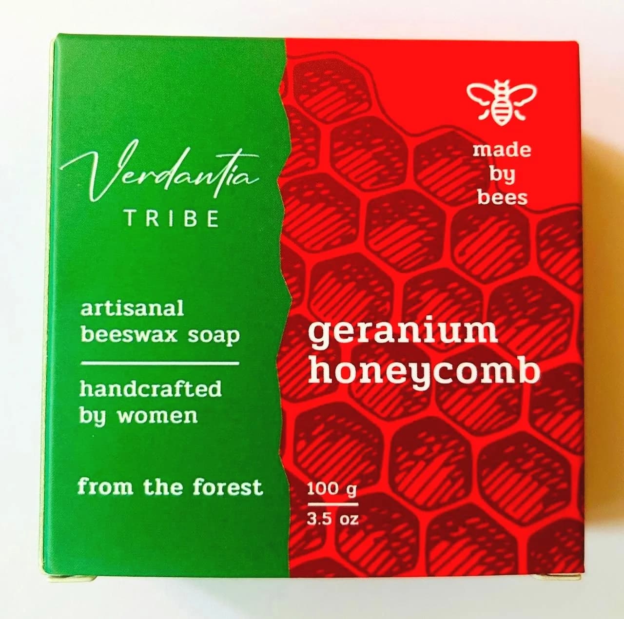 Geranium Honeycomb Soap — 100 Grams detail 2